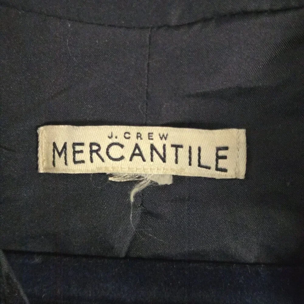 J.Crew Mercantile Vail Parka Hooded Faux Fur Trim Wool Blend Snap Zip Size XL